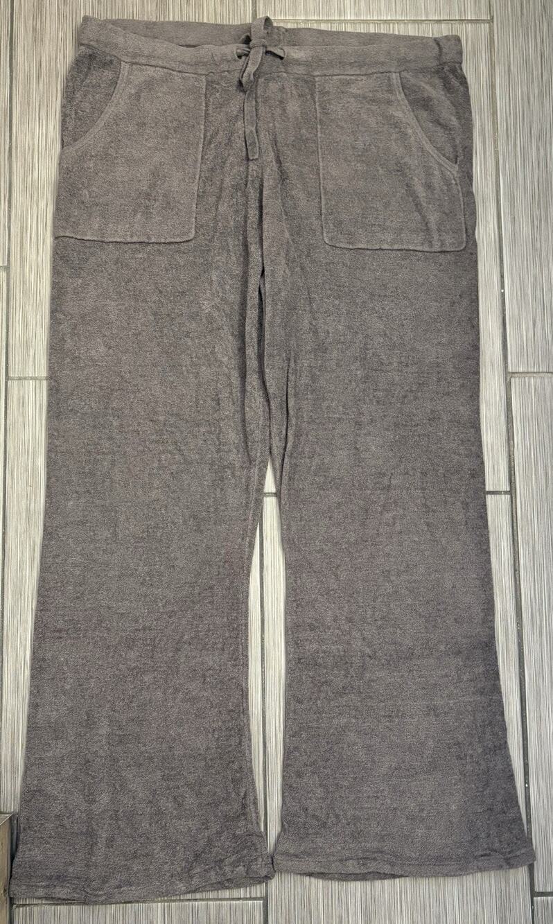 Barefoot Dreams Cozy Chic Ultra Lite Wide Leg Pants Women’s XL Gray Comfy